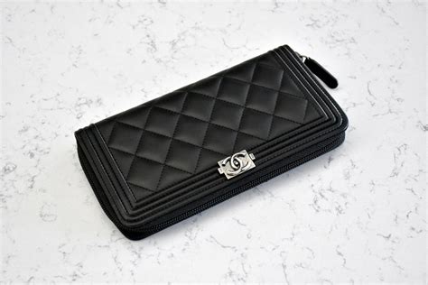 chanel black white wallet|Chanel wallet price list.